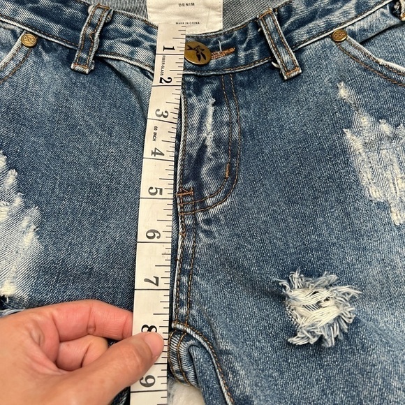 One Teaspoon Factory Distressed Trashed Free Birds Denim Ankle Zip jeans - Picture 8 of 13
